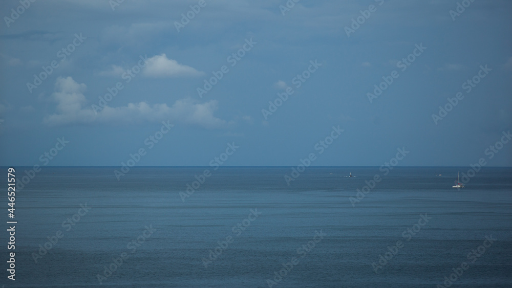 Minimalist photo of the sea of Acapulco