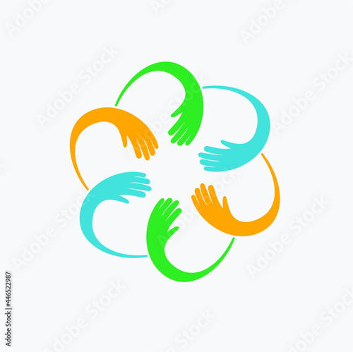 the compactness of hands that form an artistic collaboration 