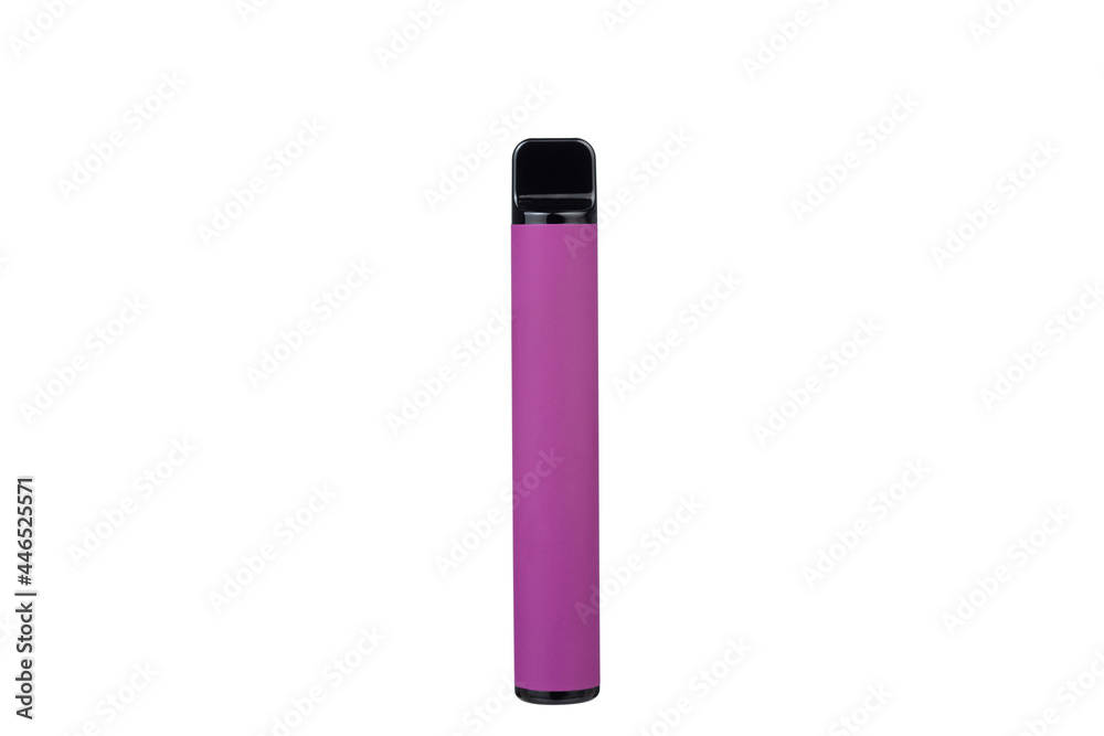 Electronic Cigarette isolated on a white background. Electronic device that simulates tobacco smoking. Electronic Cigarette isolated on a white background. Electronic device that simulates tobacco smoking.