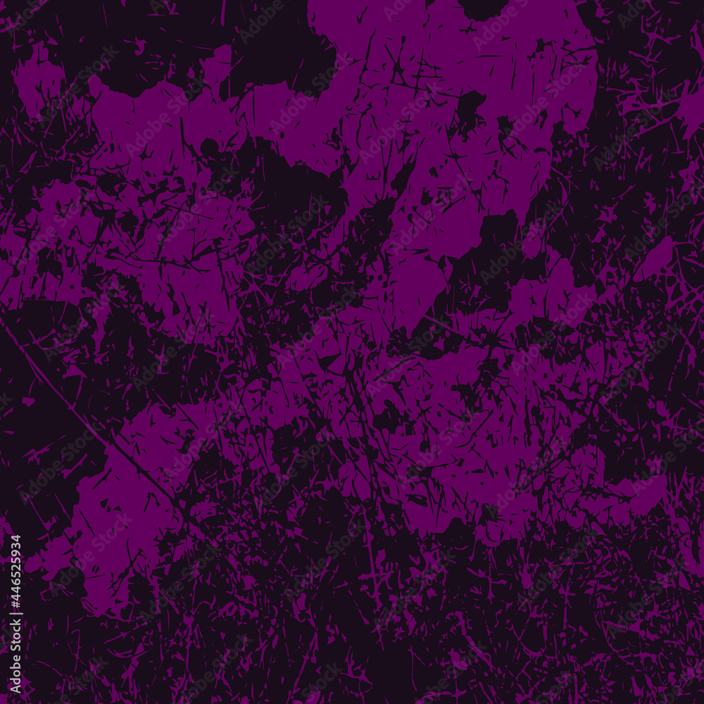 Grunge overlay dark purple texture. Distress texture of spots, stains, ink, dots, scratches. Design element for pattern, grungy effect, template and background Grunge overlay dark purple texture. Distress texture of spots, stains, ink, dots, scratches. Design element for pattern, grungy effect, template and background
