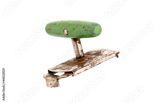 Antique Jar Opener On White Background