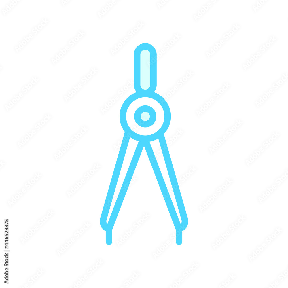 Illustration Vector Graphic of Drawing Compass icon Illustration Vector Graphic of Drawing Compass icon
