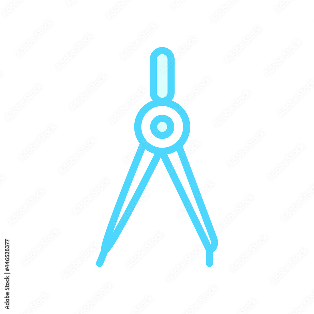 Illustration Vector Graphic of Drawing Compass icon Illustration Vector Graphic of Drawing Compass icon
