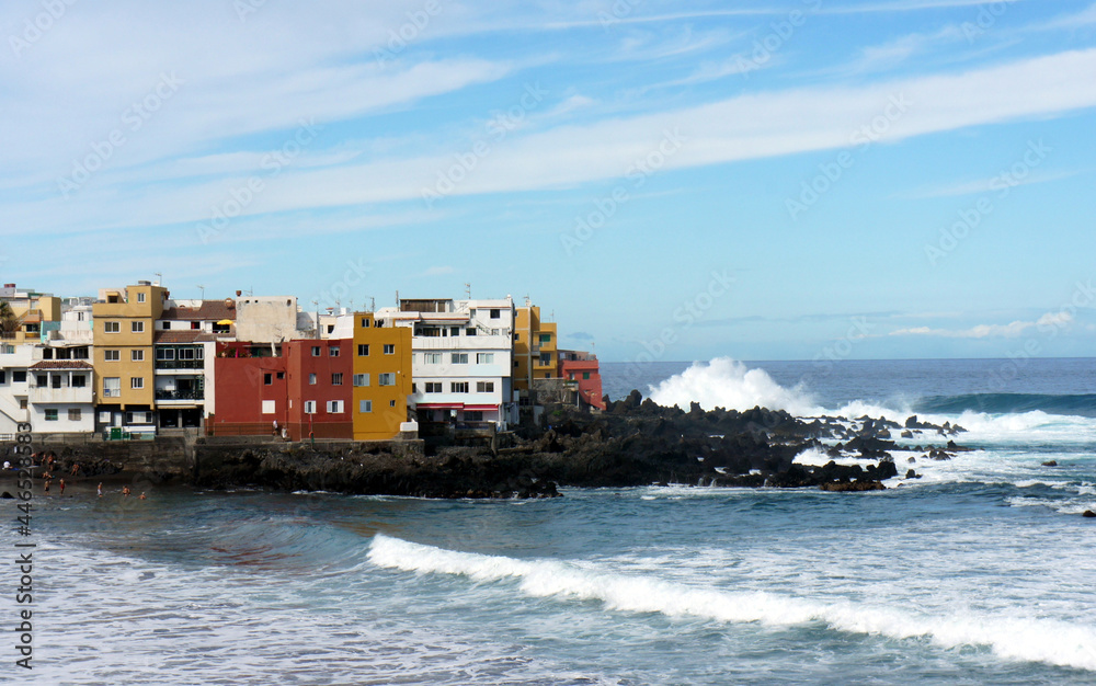 Beautiful places of the island of Tenerife. Canary Islands. Spain.