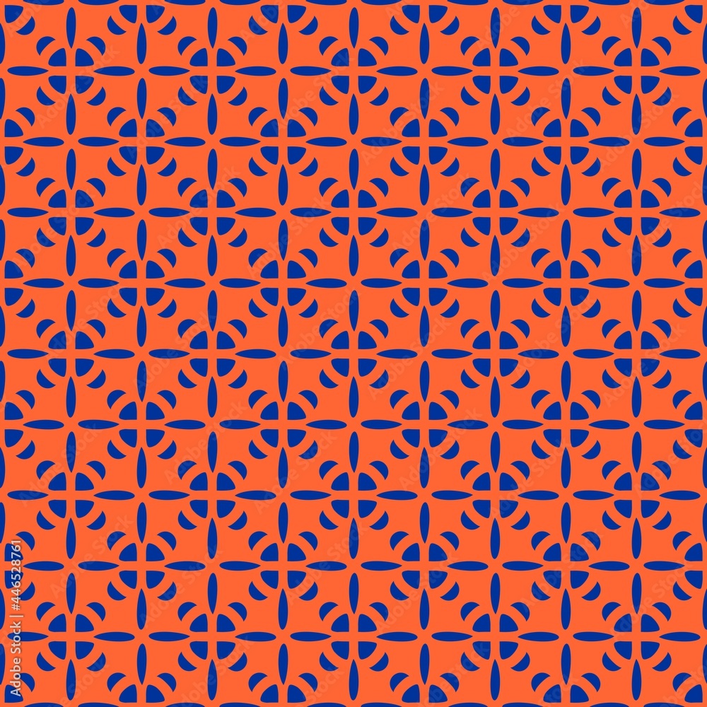 All over design. Print block for fabric, apparel textile, wrapping paper. Minimal oriental vector graphic