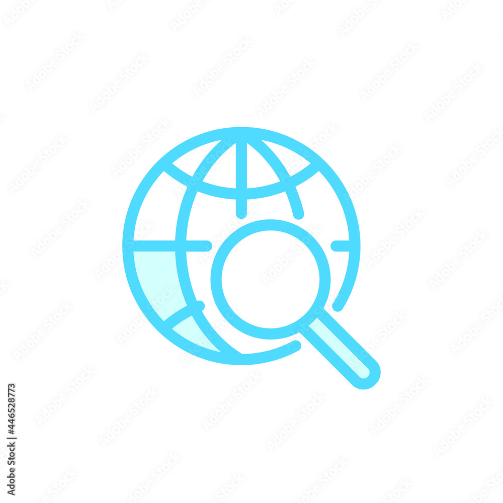 Illustration Vector Graphic of Globe icon Illustration Vector Graphic of Globe icon