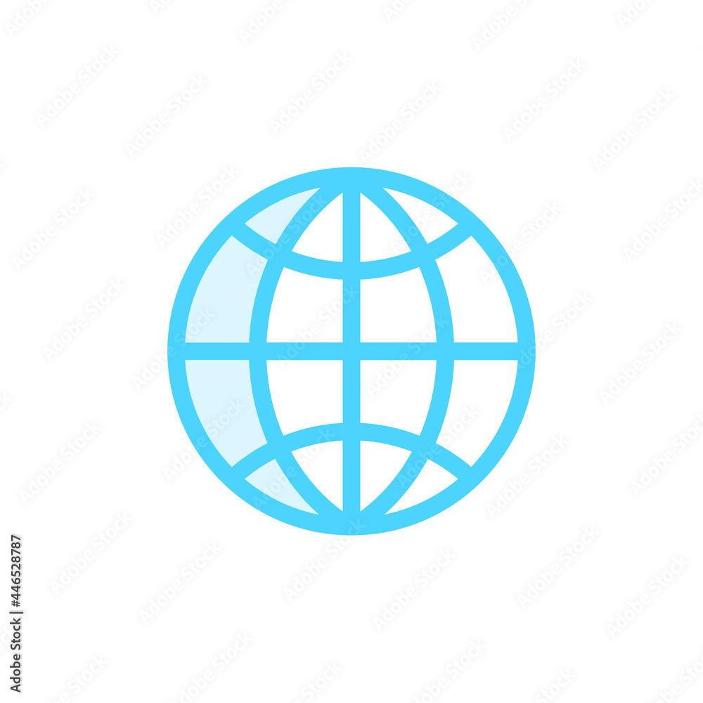 Illustration Vector Graphic of Globe icon