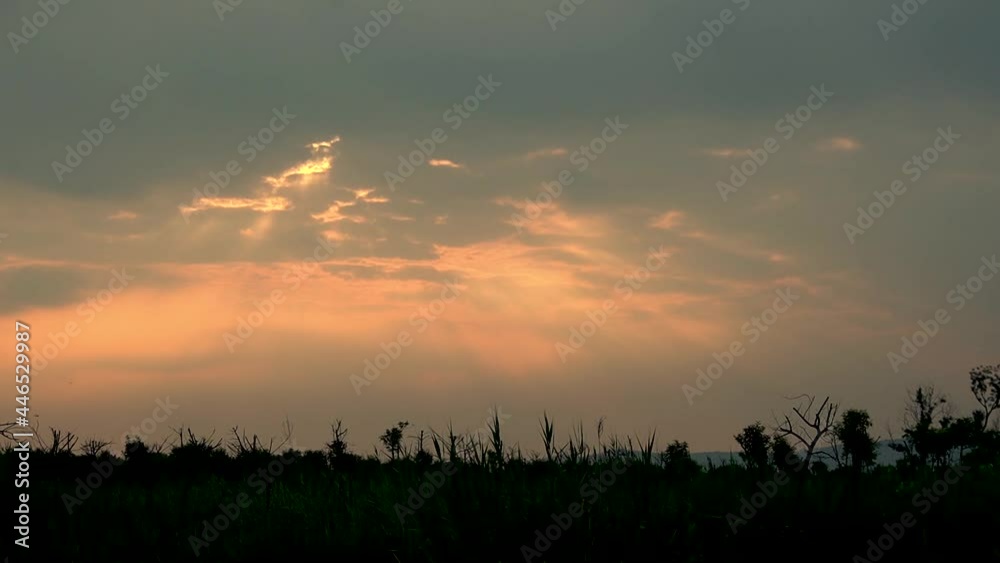 Morning sunrise sky cloud group time-lapse photography Morning sunrise sky cloud group time-lapse photography