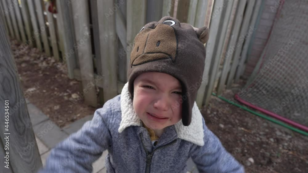 Angry toddler boy having a temper tantrum. Angry toddler boy having a temper tantrum.