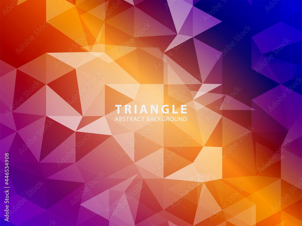 Vector of modern abstract triangular background - Vector Vector of modern abstract triangular background - Vector