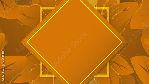 Motion abstract background for autumn season. Brown tone color. This scene was created in 4k 30pfs.