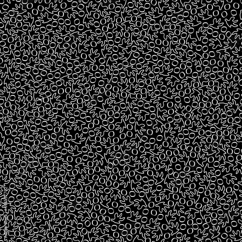 Overcrowded Softness Doodle Pattern