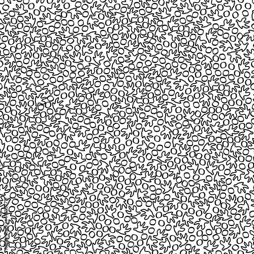 Overcrowded Softness Doodle Pattern