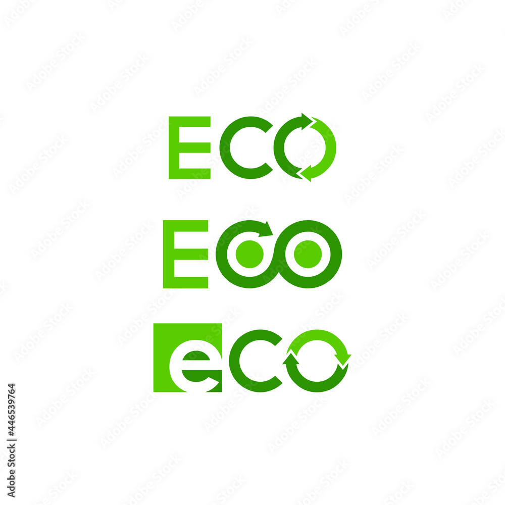 Ecology and Recycle Logo Design. Environment Vector Illustration. Ecology and Recycle Logo Design. Environment Vector Illustration.