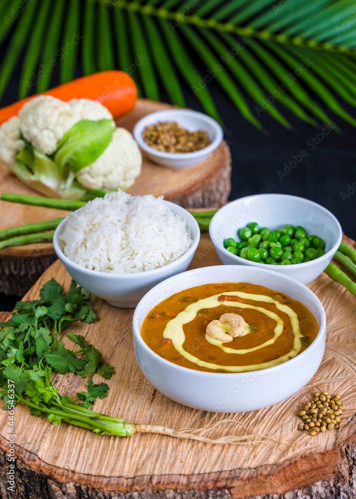 Indian Food Laid Out Together South India Tropical Eating Menu Cuisine Table Top Indian Food Laid Out Together South India Tropical Eating Menu Cuisine Table Top