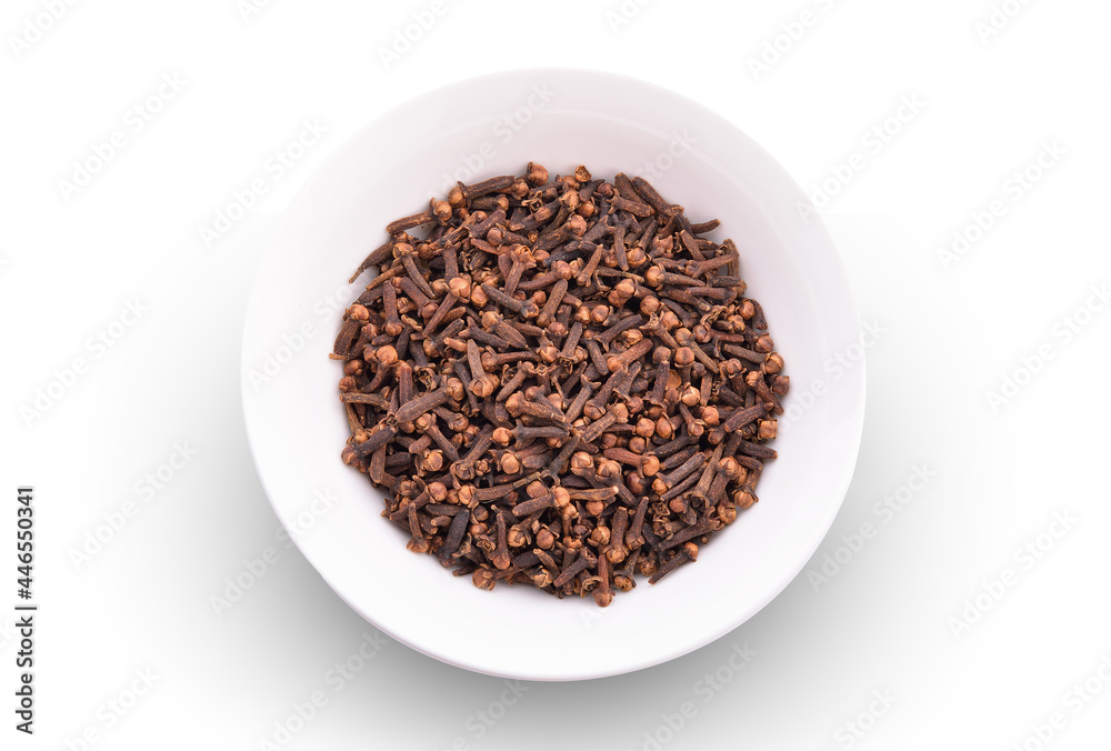 Clove isolated on white background Clove isolated on white background