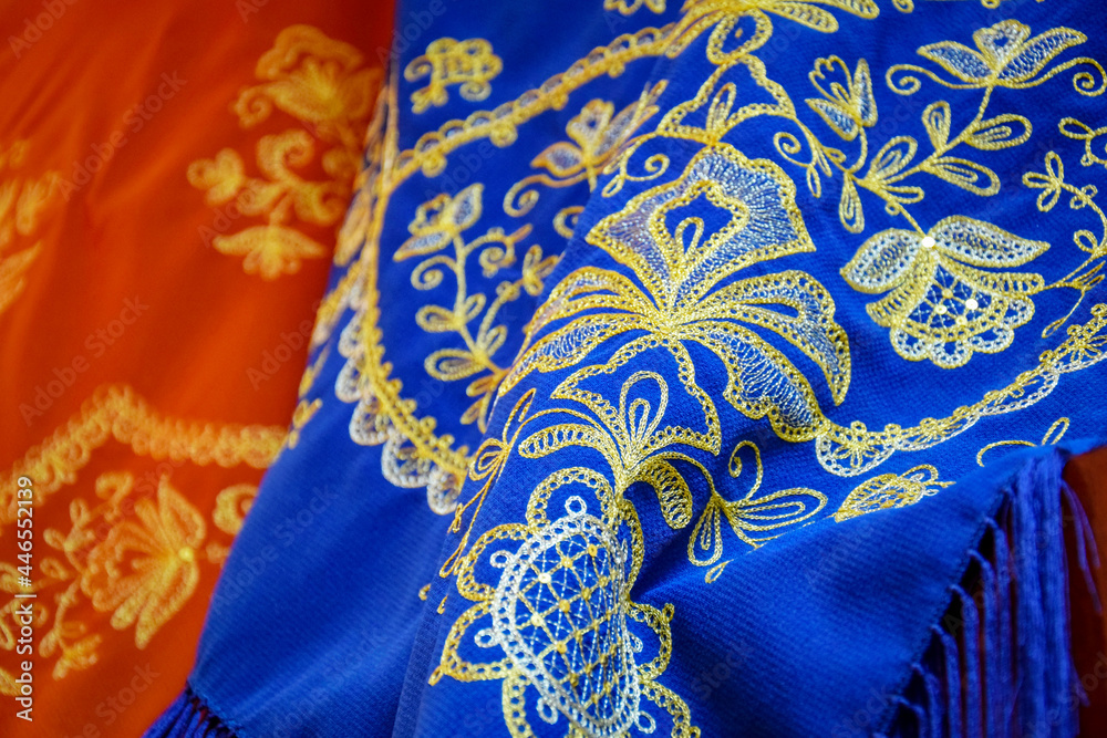 Shawls exhibition in the Torzhok Gold Embroidery Museum Shawls exhibition in the Torzhok Gold Embroidery Museum
