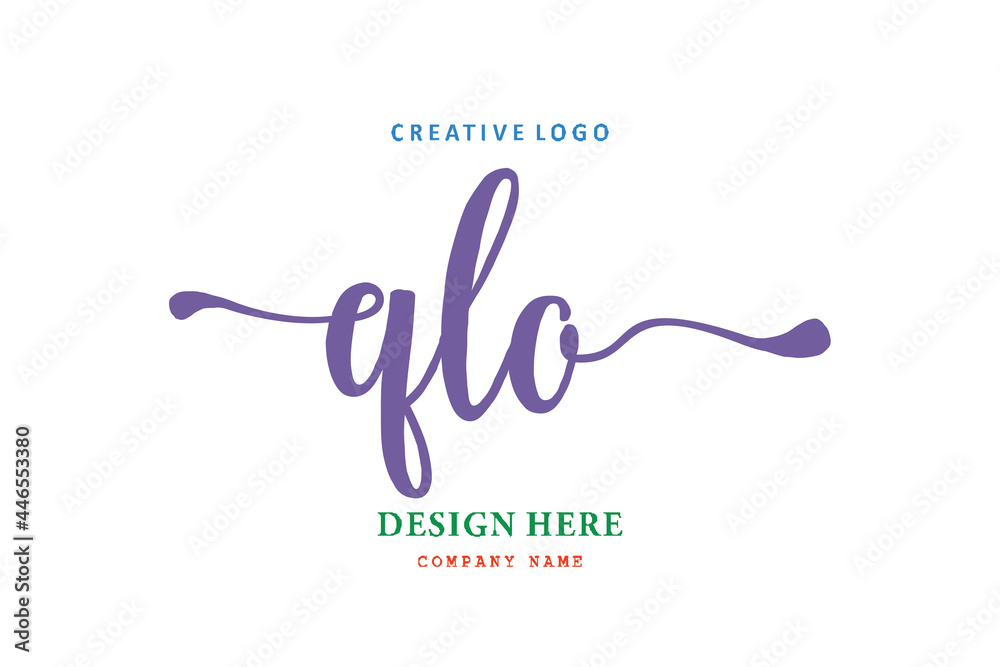 QLO lettering logo is simple, easy to understand and authoritative
