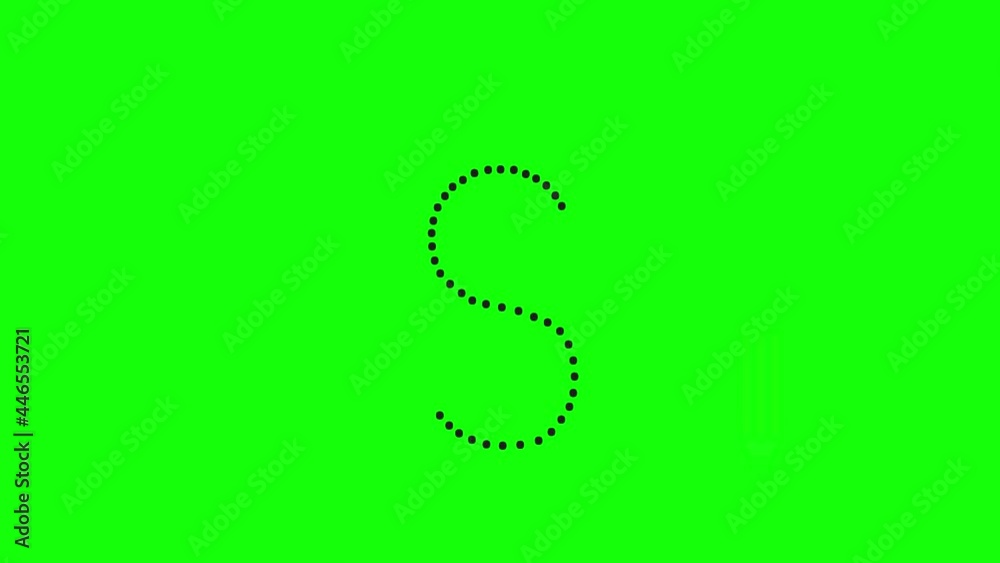 Tutorial for writing English alphabet. Trace the letter s with a pencil. Animated letters sample for children sequential writing of the letter s Tutorial for writing English alphabet. Trace the letter s with a pencil. Animated letters sample for children sequential writing of the letter s