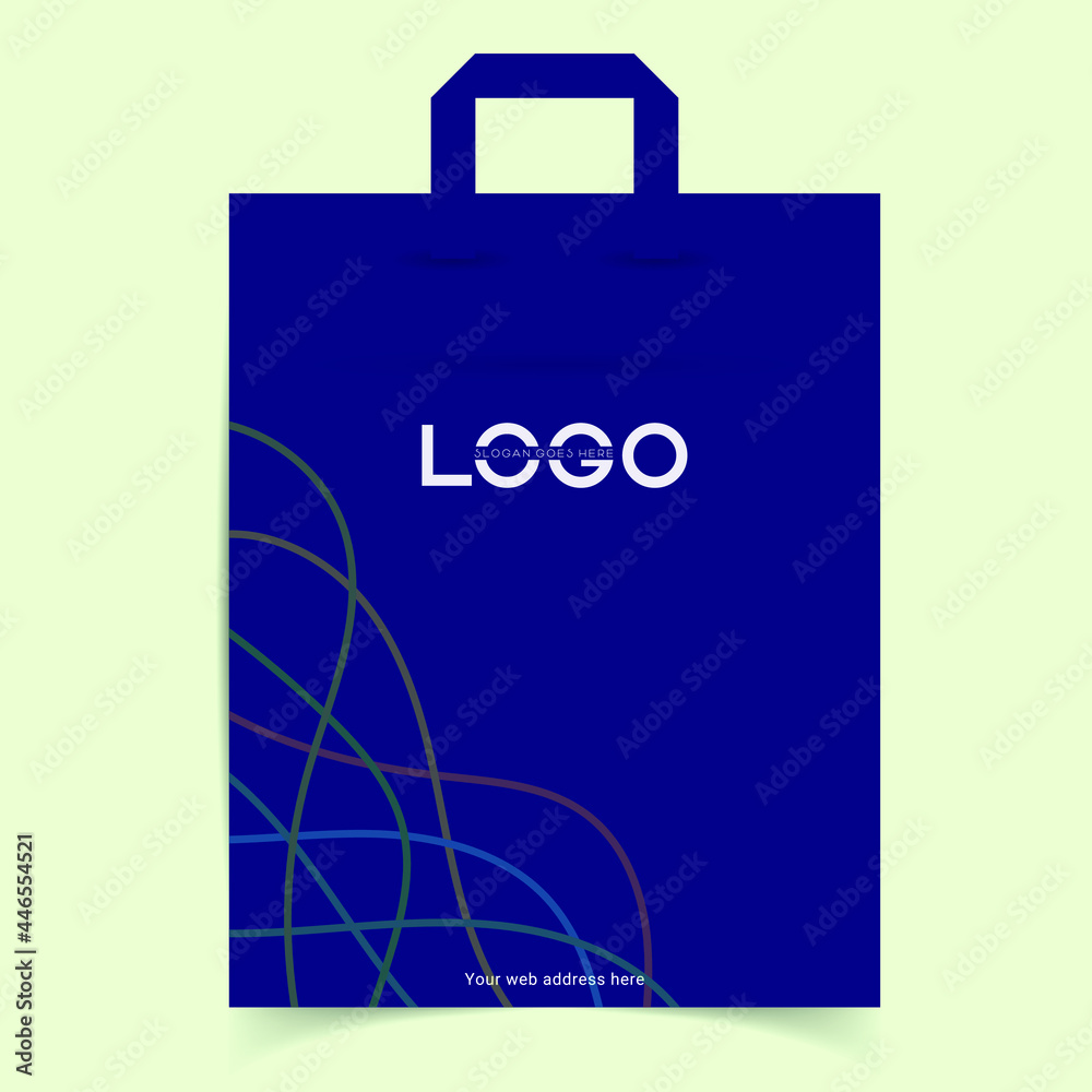 Paper Shopping Bag Design, Realistic Shopping Bag design for branding and corporate identity design. Paper Shopping Bag Design, Realistic Shopping Bag design for branding and corporate identity design.