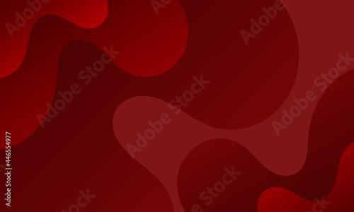 Abstract red geometric background. Modern background design. Liquid color. Fluid shapes composition. Fit for presentation design. website, basis for banners, wallpapers, brochure, posters