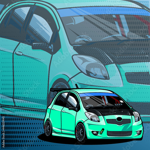 illustration of an car