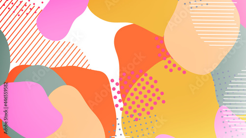 pop color paint splash pattern geometric design trendy  background