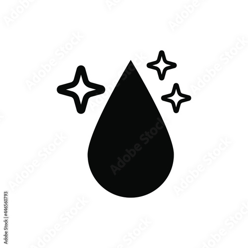 blink water drop flat icon