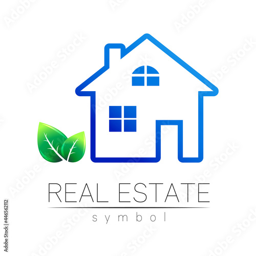 Real Estate Logo Design in Vector for real estateproperty industry House Symbol for Brand Identity Business Company photo