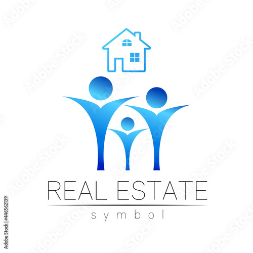 Real Estate Logo Design in Vector with Branding Elements for real estateproperty industry House Symbol for Brand Identity Business Company photo