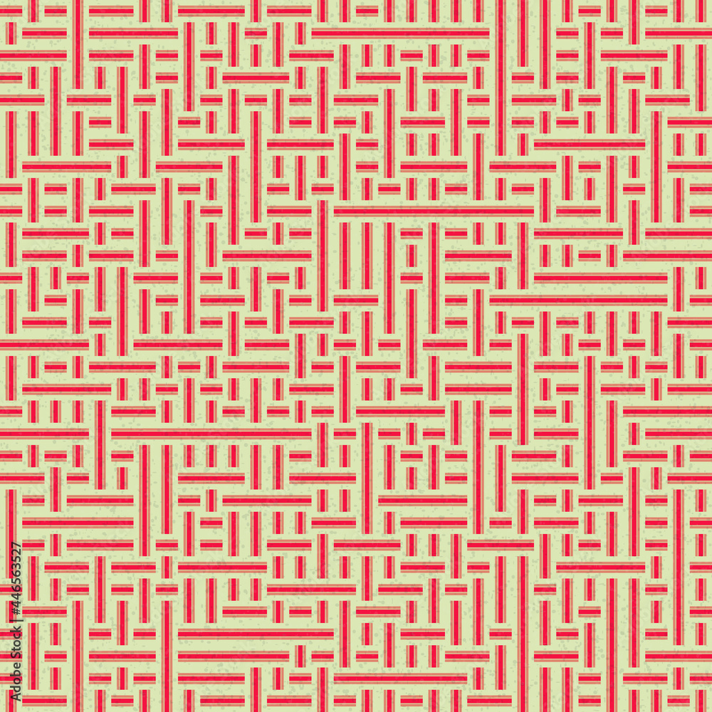 Abstract Geometric Pattern generative computational art illustration