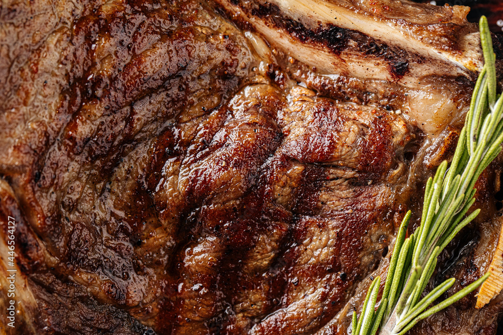 Horizontal closeup on grilled beef steak texture background Horizontal closeup on grilled beef steak texture background