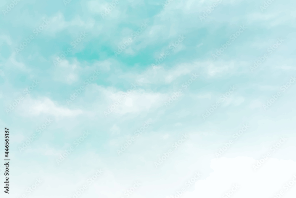 Blue sky and white cloud vector nature background, banner. Realistic clouds in sky vector illustration
Blue sky and white cloud vector nature background, banner. Realistic clouds in sky vector illustration