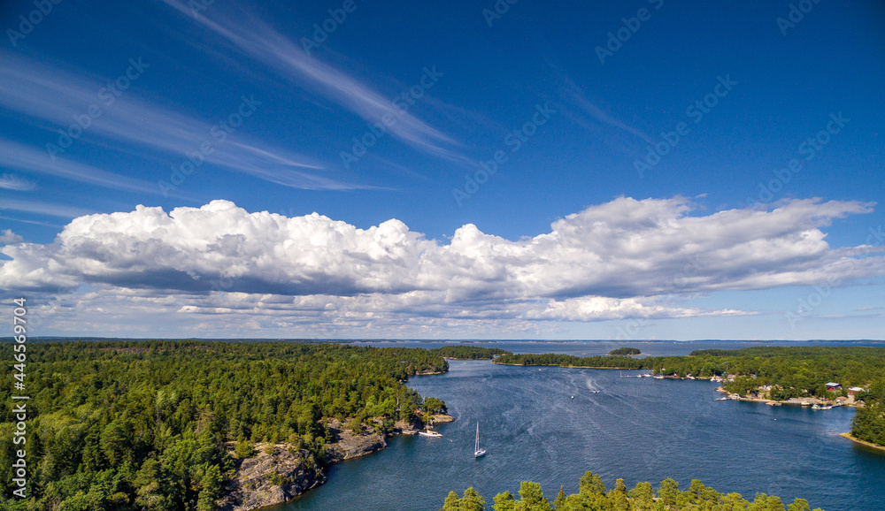 lake and sky lake and sky