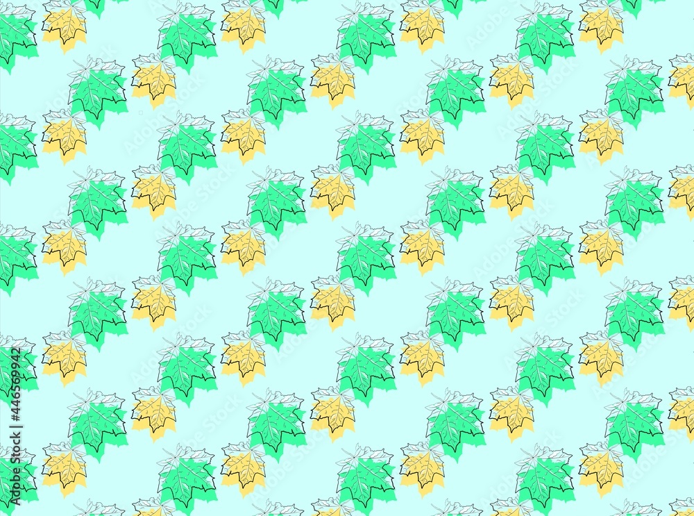 seamless pattern with autumn leaves seamless pattern with autumn leaves