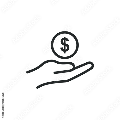 financial simple icon