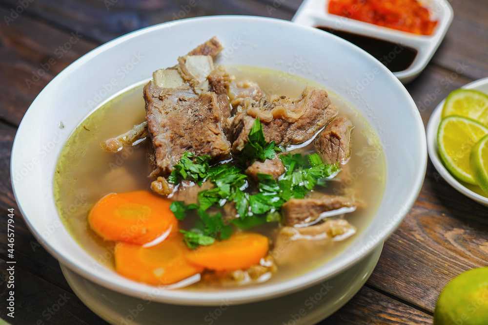 Sop Kambing or Soup Goat is a dish made from young goat meat which is a traditional dish from Indonesia