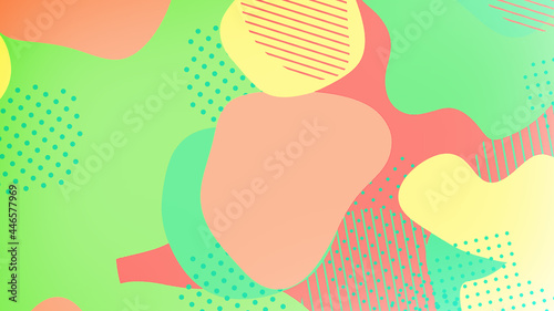 pop color paint splash pattern geometric design trendy  background01 photo