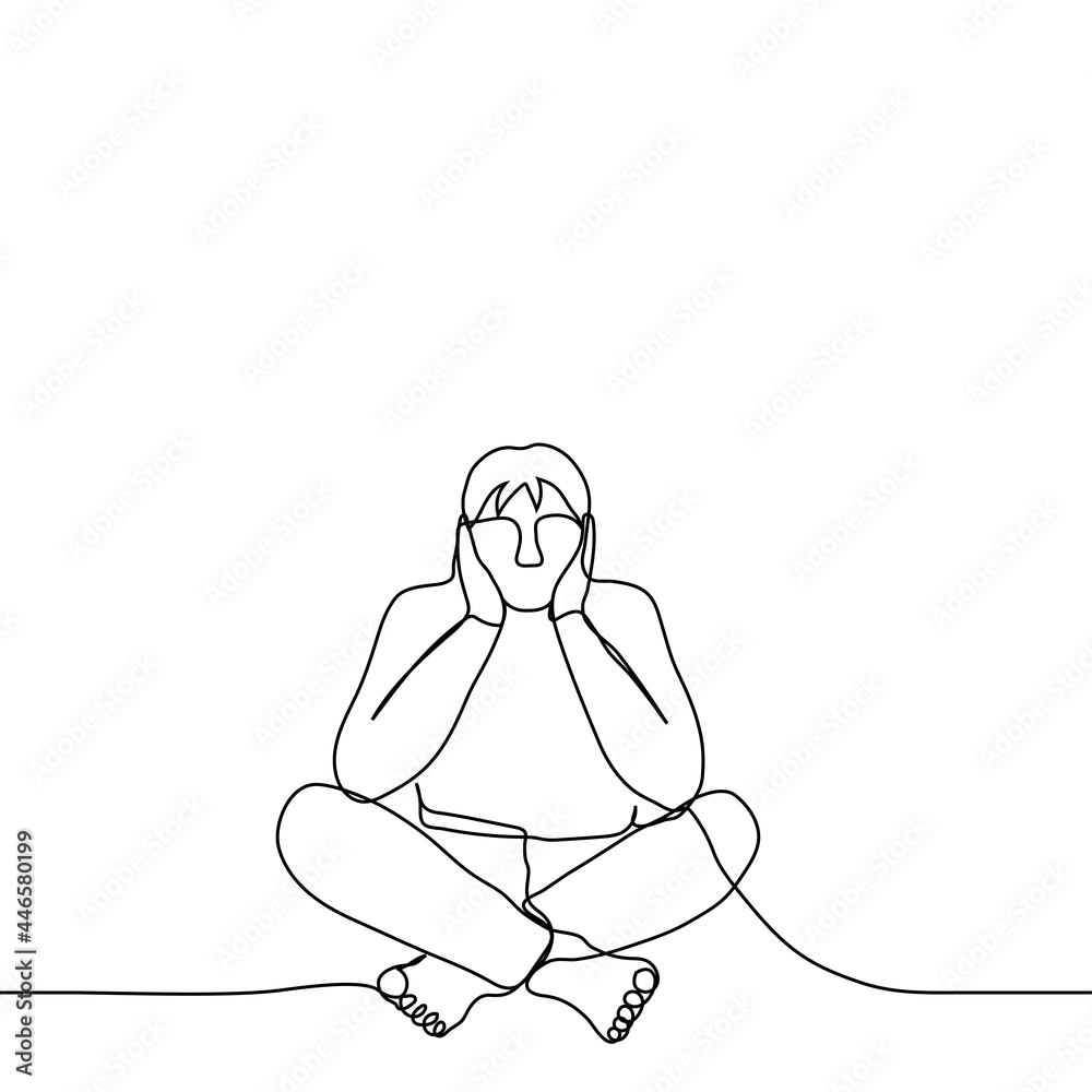 How to Draw A Body Sitting on Knees | TikTok