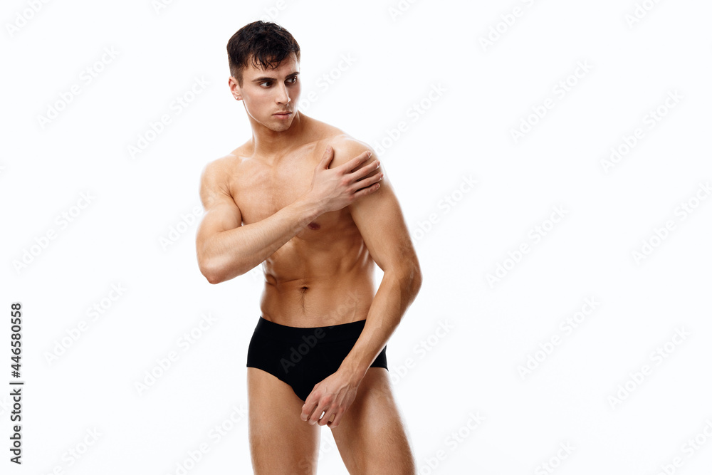 guy in panties naked torso bodybuilder and brunette model