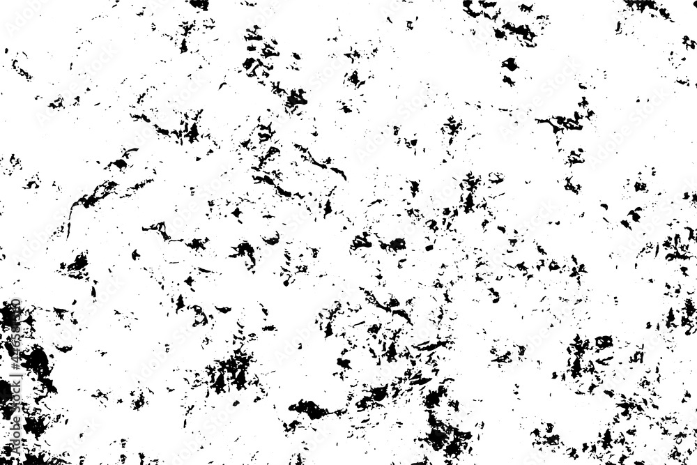 Vector grunge black and white dots ink splats. Texture abstract background.