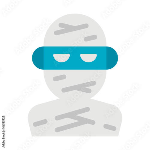 mummy flat icon