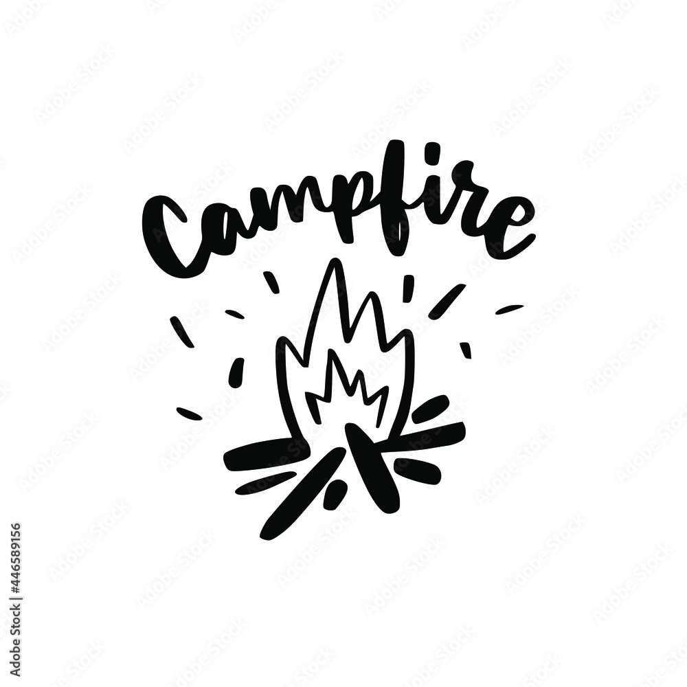 an illustration image with a unique concept of camp an illustration image with a unique concept of camp