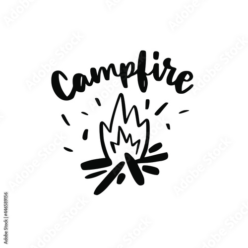 Wallpaper Mural an illustration image with a unique concept of camp Torontodigital.ca