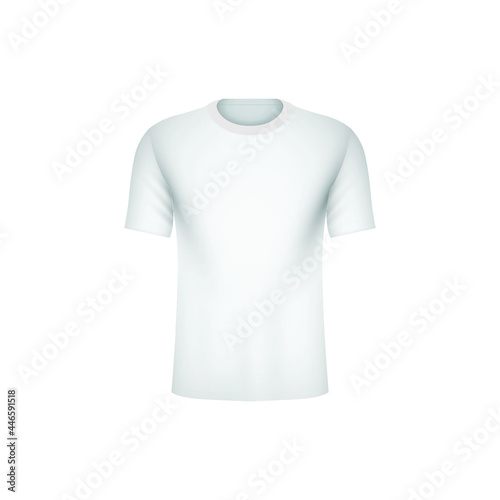 t shirt mockup isolated on white