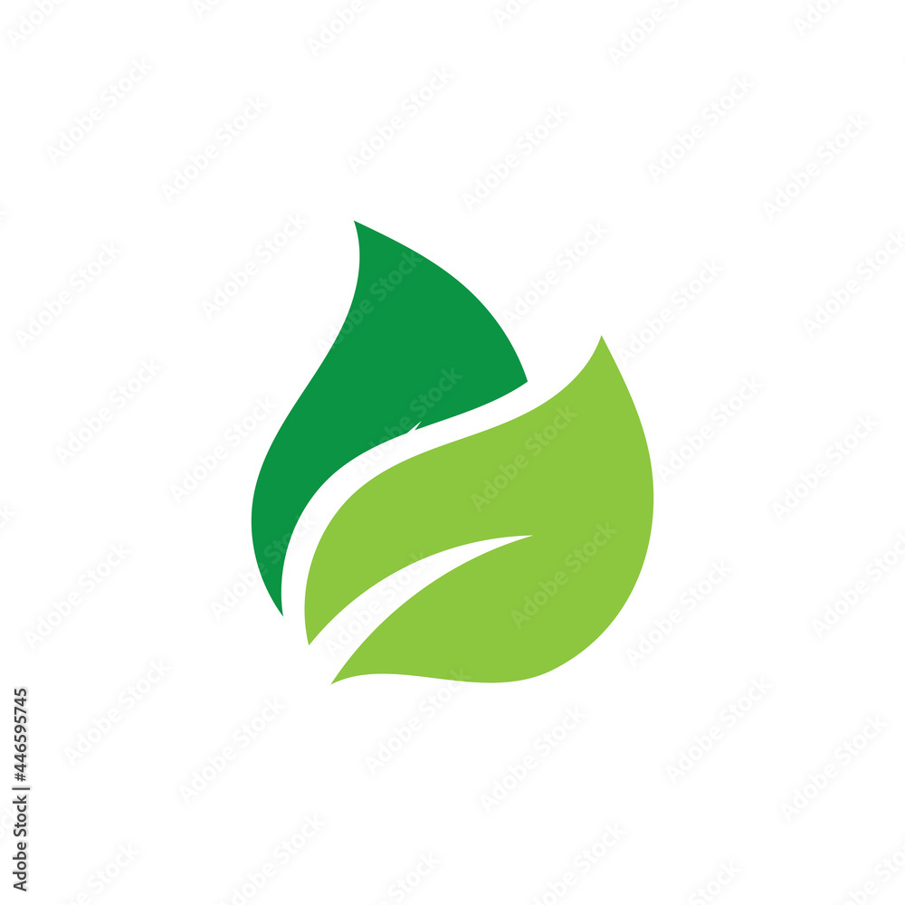 Logos of green Tree leaf ecology Logos of green Tree leaf ecology