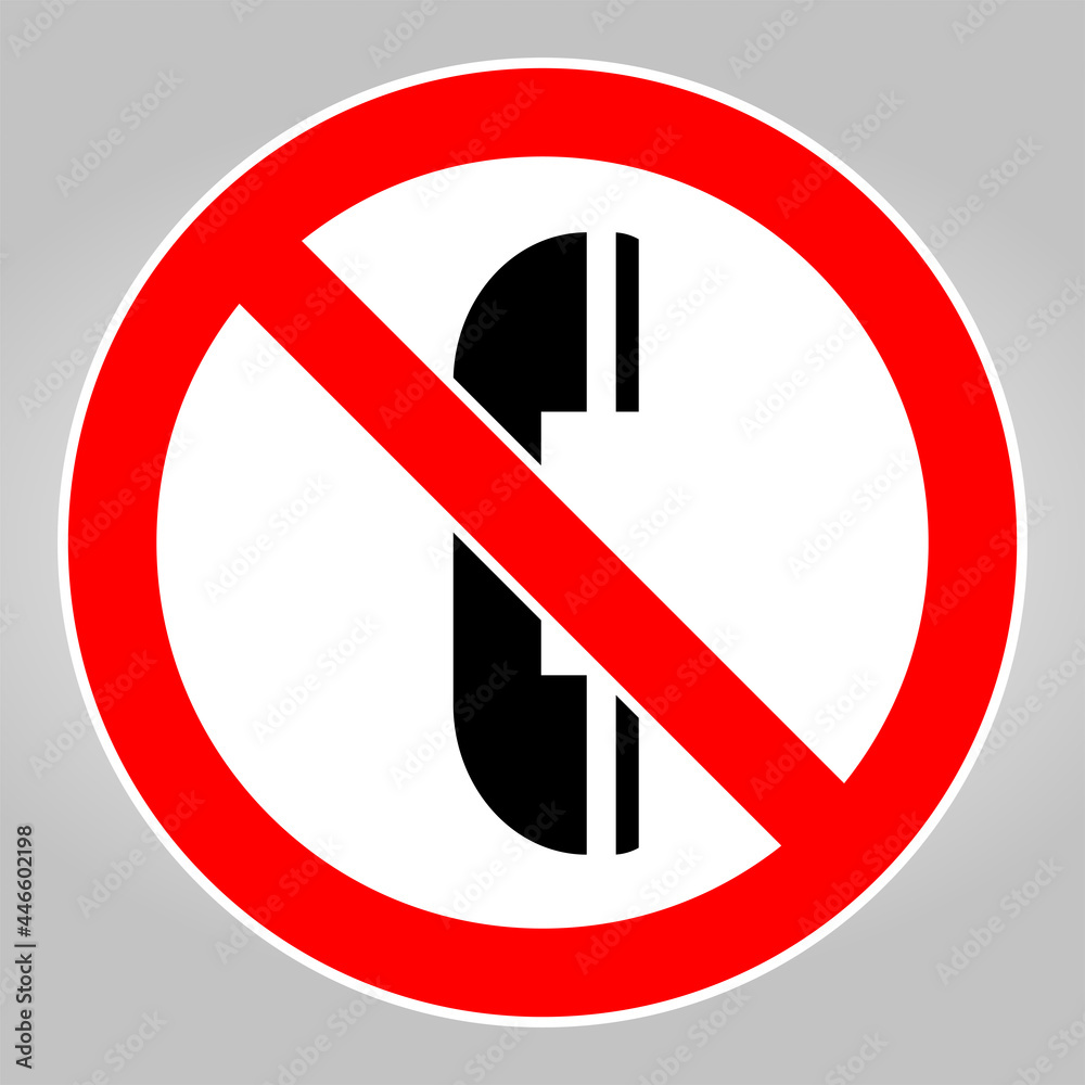 Symbol Do not use the phone Symbol Do not use the phone