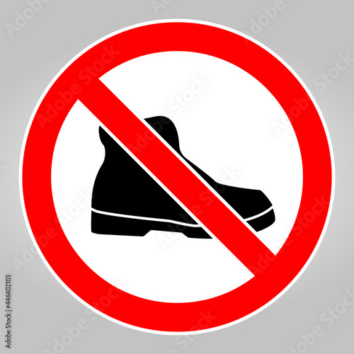 Please take off your outdoor shoes or do not enter with boots