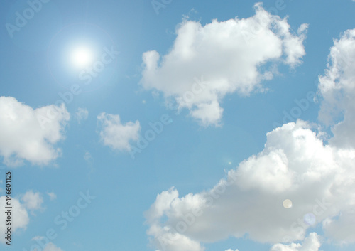 Cloudy sky background