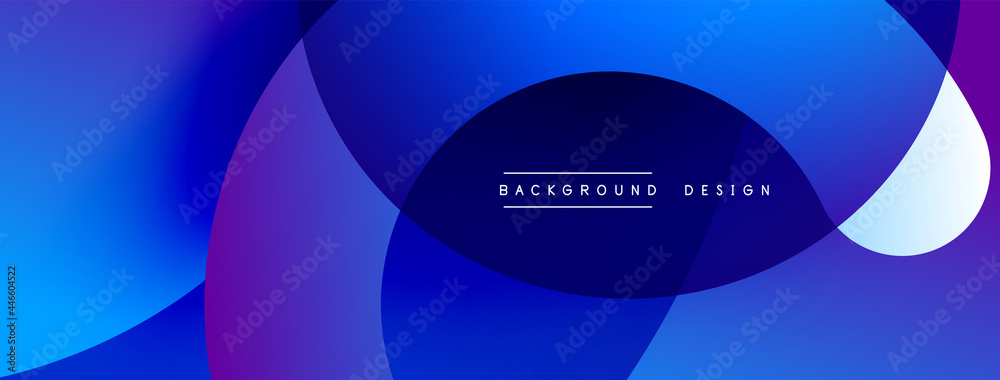 Abstract overlapping lines and circles geometric background with gradient colors Abstract overlapping lines and circles geometric background with gradient colors